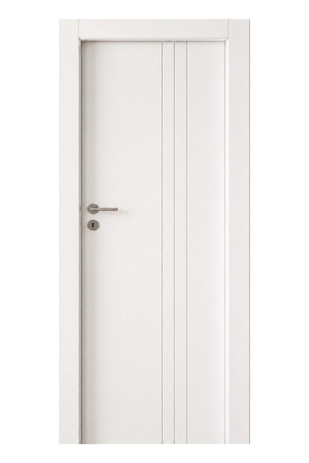 דלת פולימר קלאסי לבנה, דגם הדס